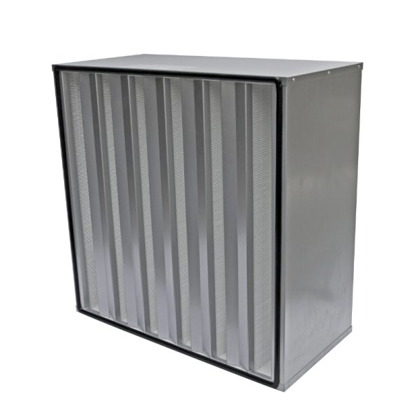 Big Flitration Area V-bank Air Filter In Metal Frame - Image 2