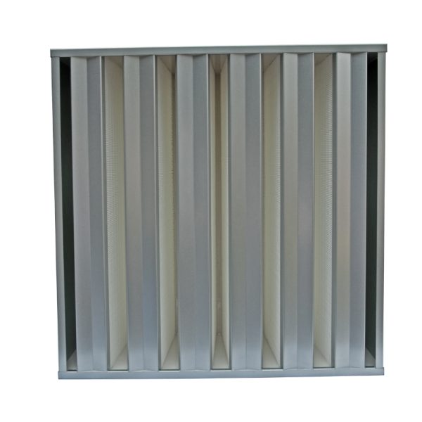 Big Flitration Area V-bank Air Filter In Metal Frame - Image 4