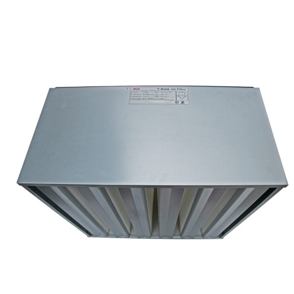 Big Flitration Area V-bank Air Filter In Metal Frame - Image 5